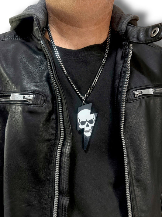 Colgante Rayo y Calavera