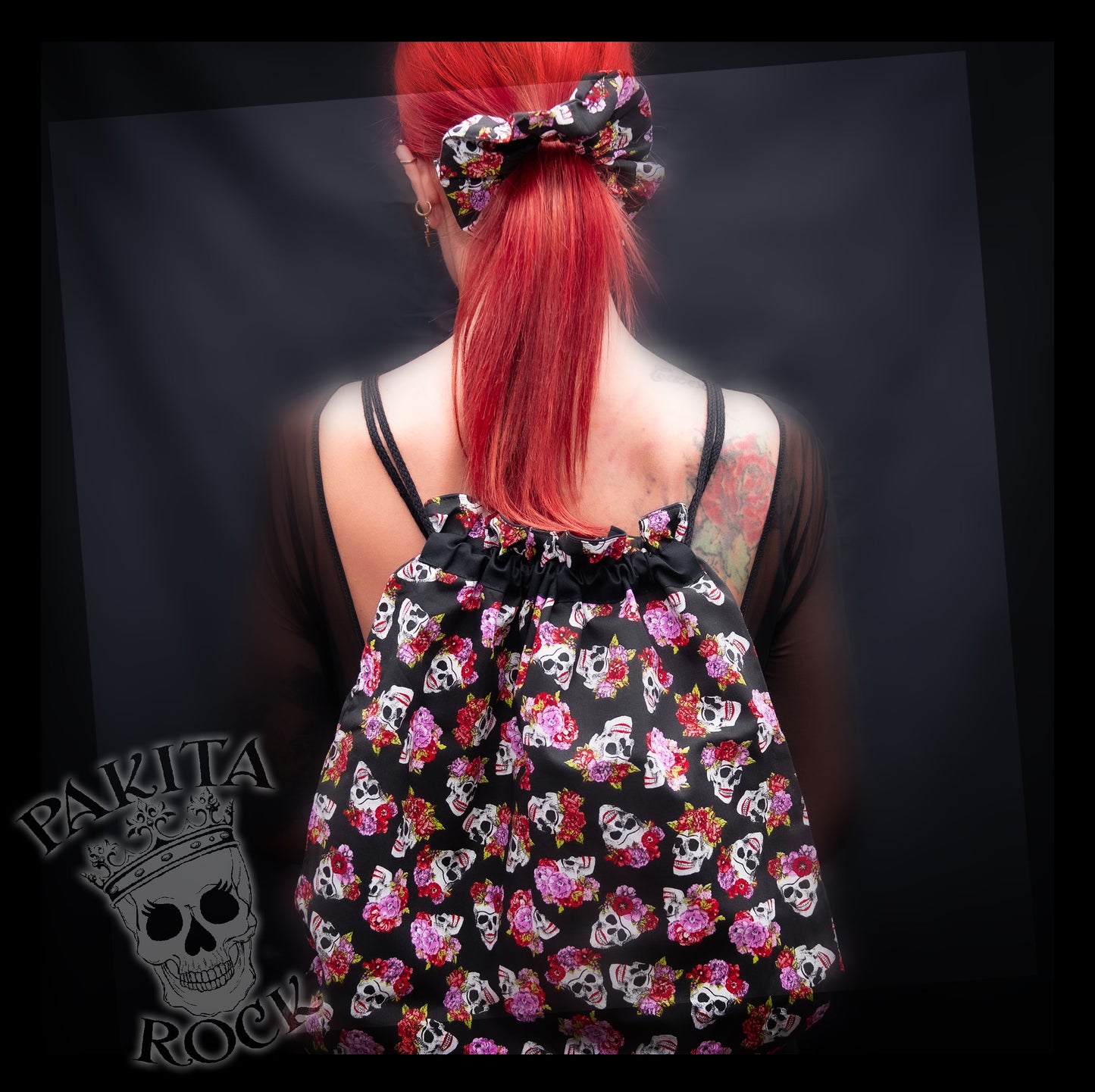 Coletero Scrunchie Corona Flores