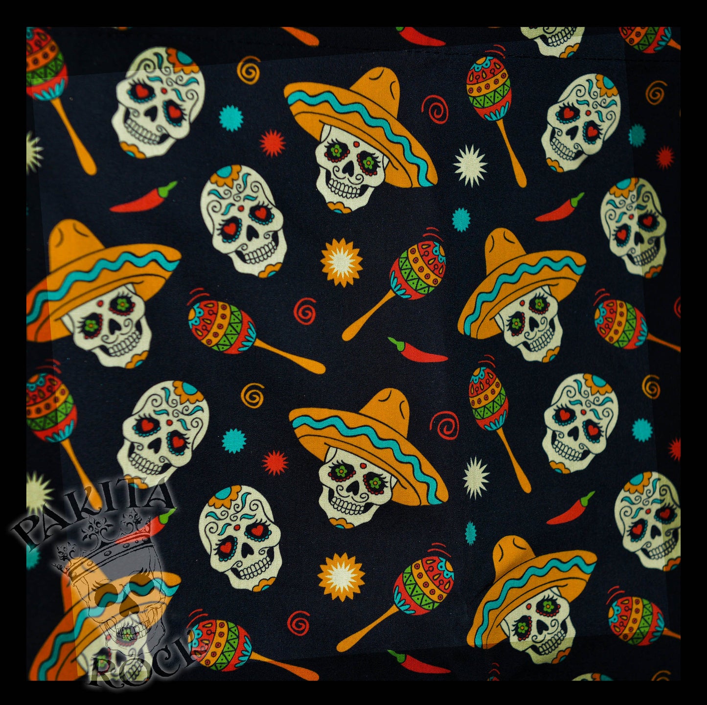 Totebag Skull Mariachis