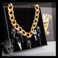 Collar Gold Skull