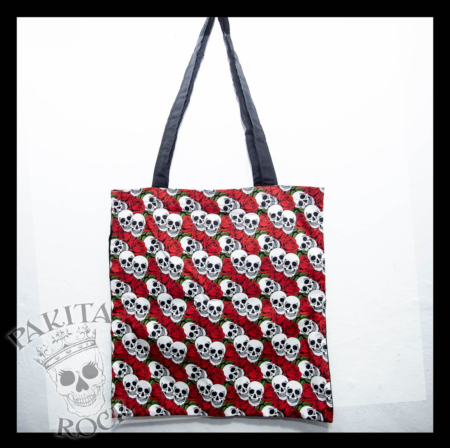Totebag Skull&Roses
