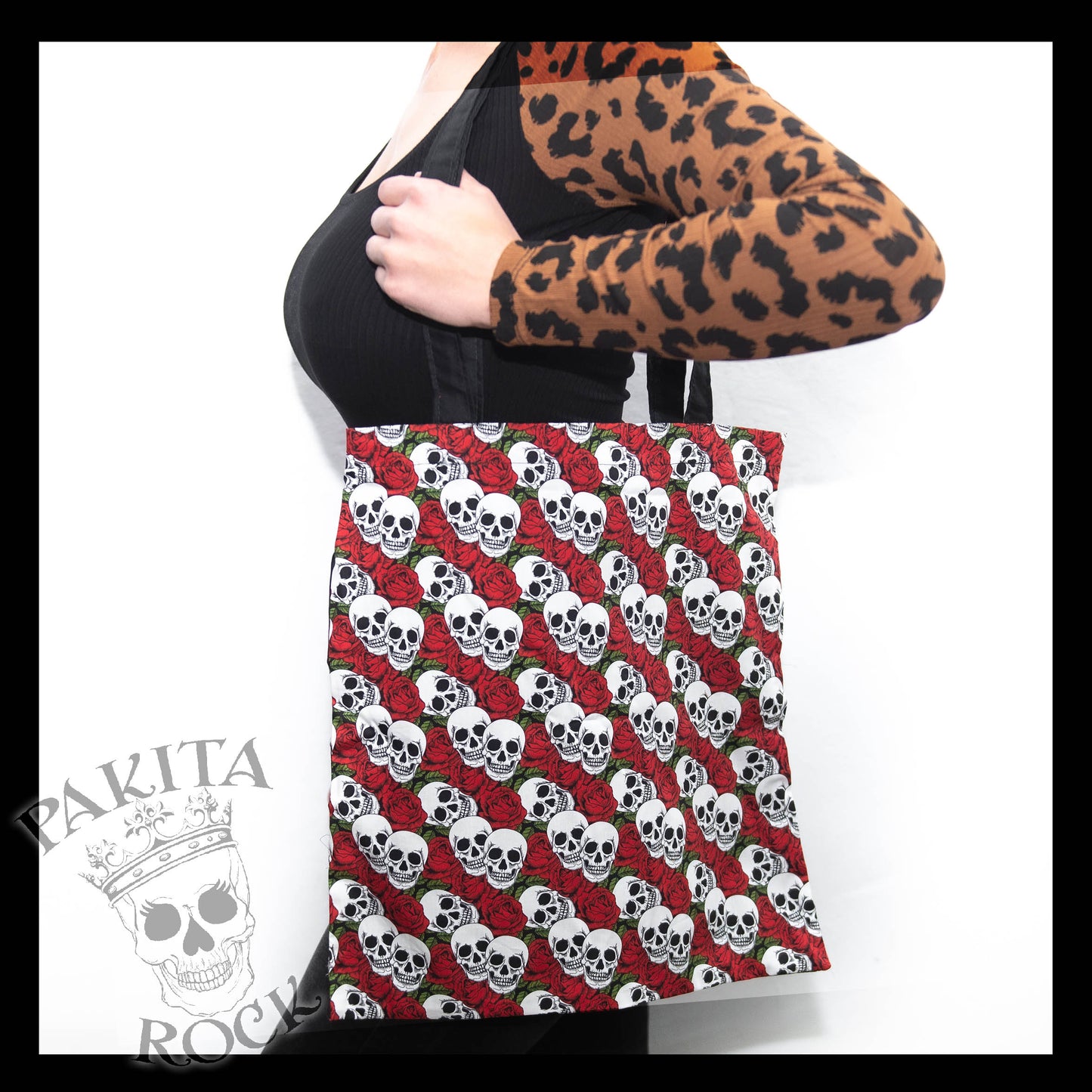 Totebag Skull&Roses