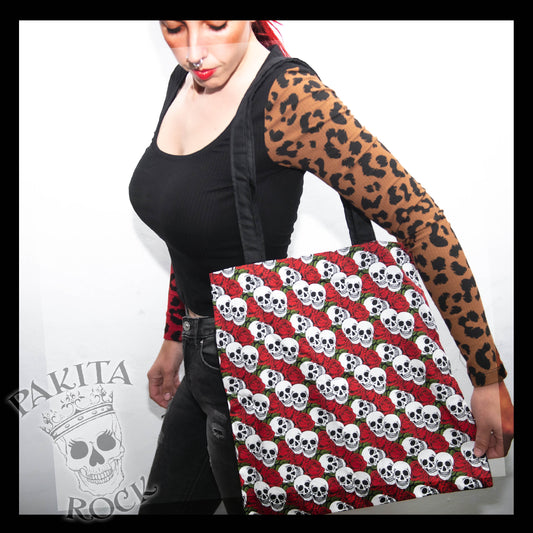 Totebag Skull&Roses