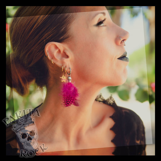 BohoSkull Mini  3 FUCSIA!!!